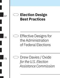 Election Design Best Practices