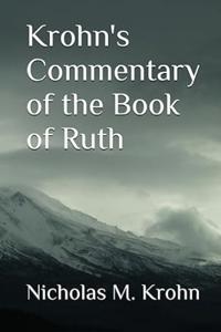 Kirjan kansi "Krohn's Commentary of the Book of Ruth"