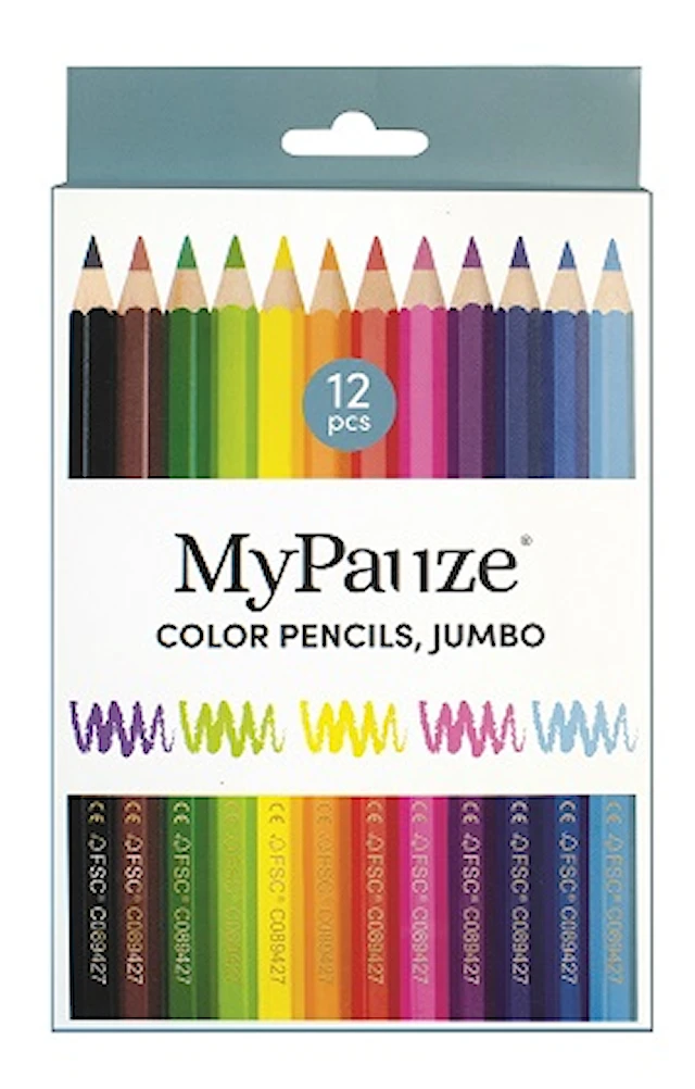 Färgpennor 12-pack Breda MyPauze