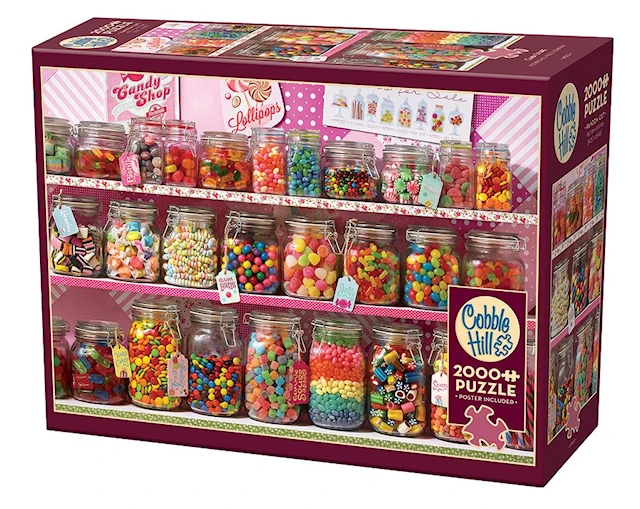Pussel Candy Store 2000 bitar, Cobble Hill