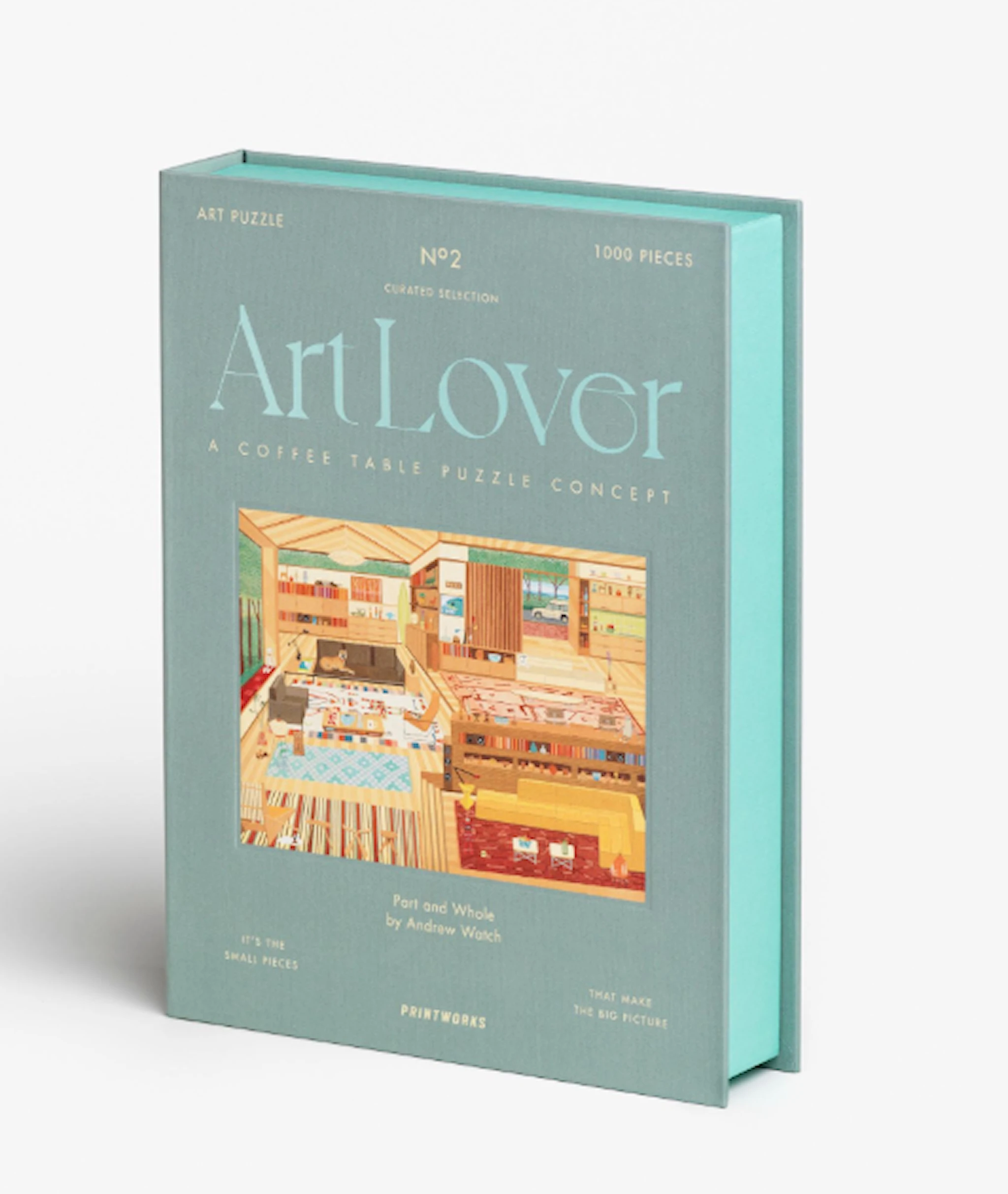 Produktbild för Art Lover Book Part and Whole Pussel 1000 Bitar Printworks