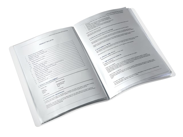 Produktbilde 2 for Presentasjonsmappe WOW PP 40 lommer Hvit Leitz