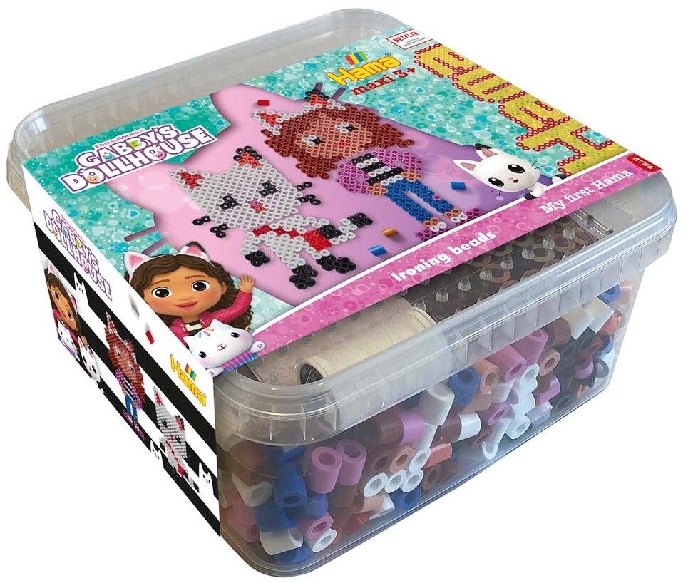 Hama Maxi P&auml;rlset Gabbys Dollhouse 900 st