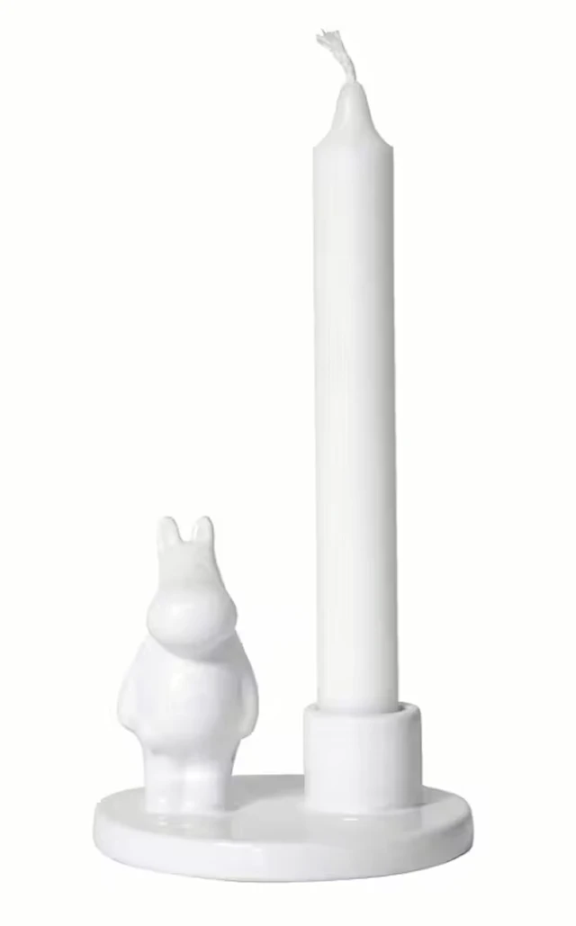 Keraaminen kynttilänjalka Moomin Pluto Design
