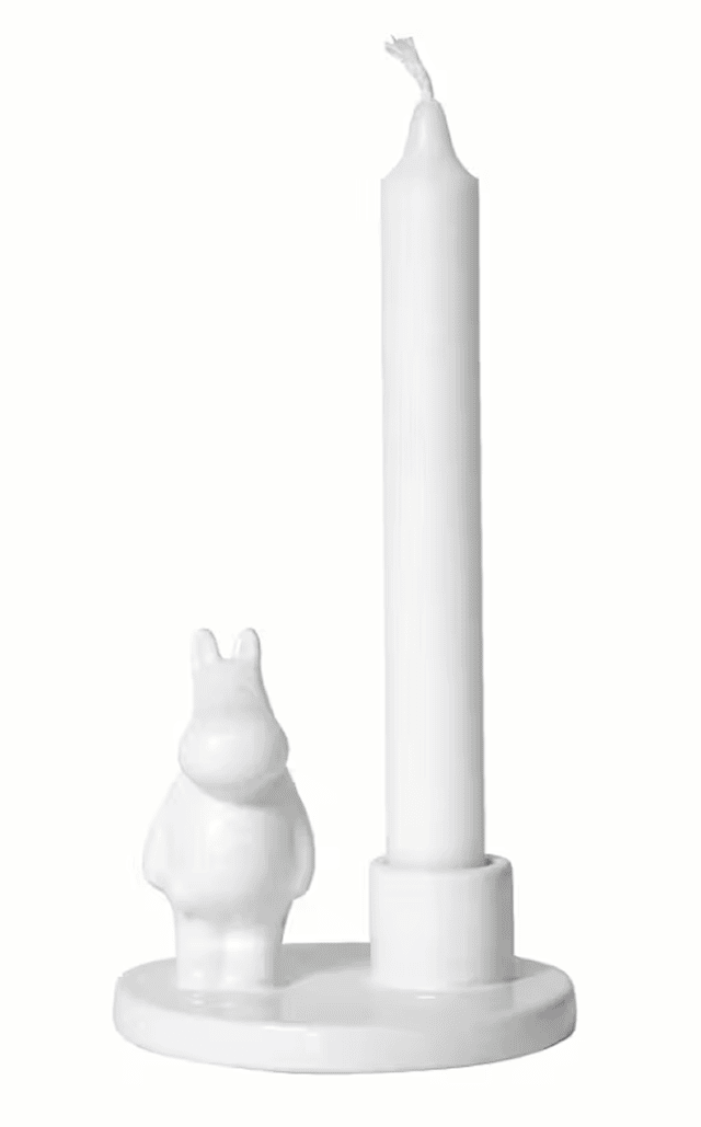 Tuotekuva 1 - Keraaminen kynttilänjalka Moomin Pluto Design