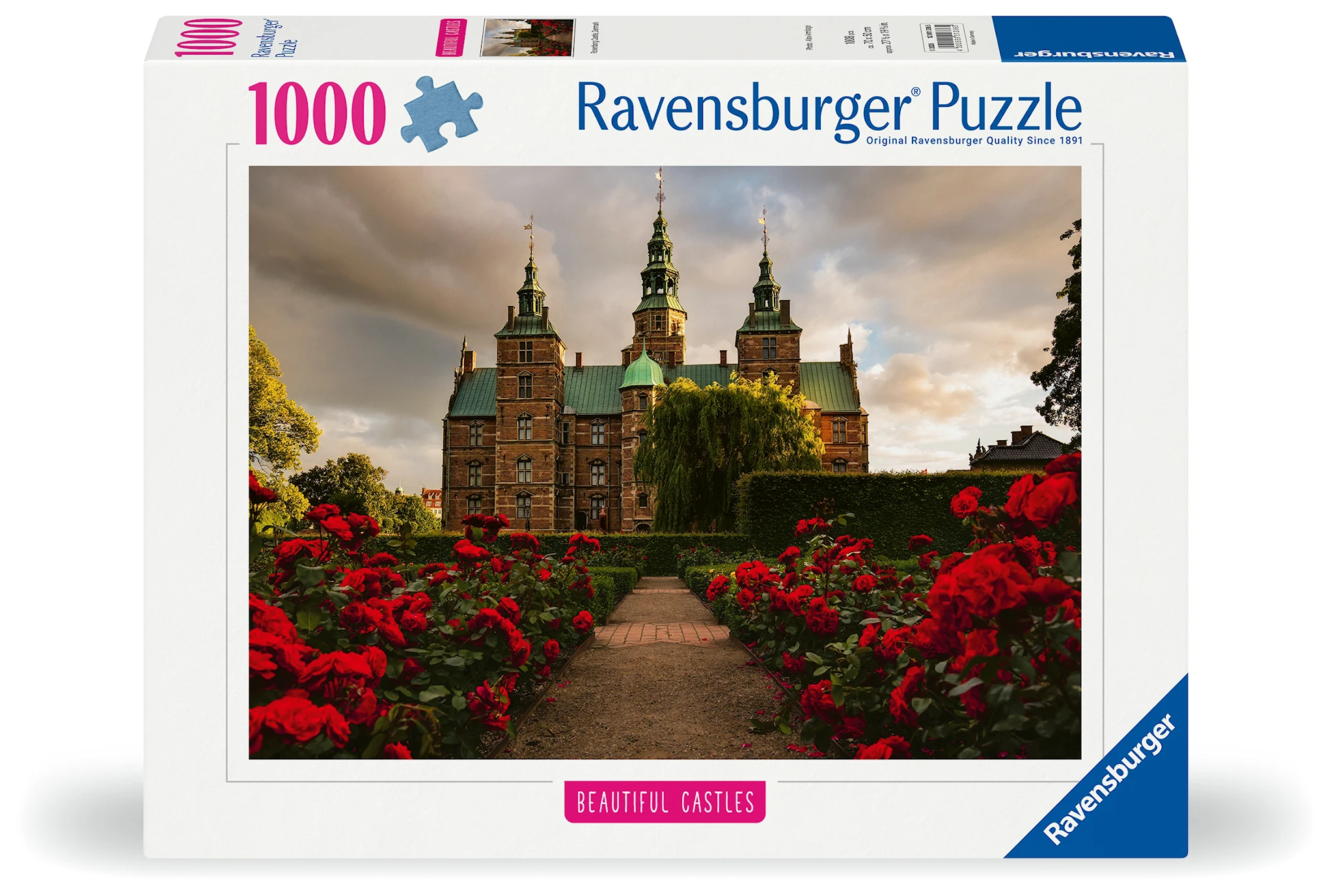 Produktbild för Rosenborg Castle Denmark Pussel 1000 bitar, Ravensburger