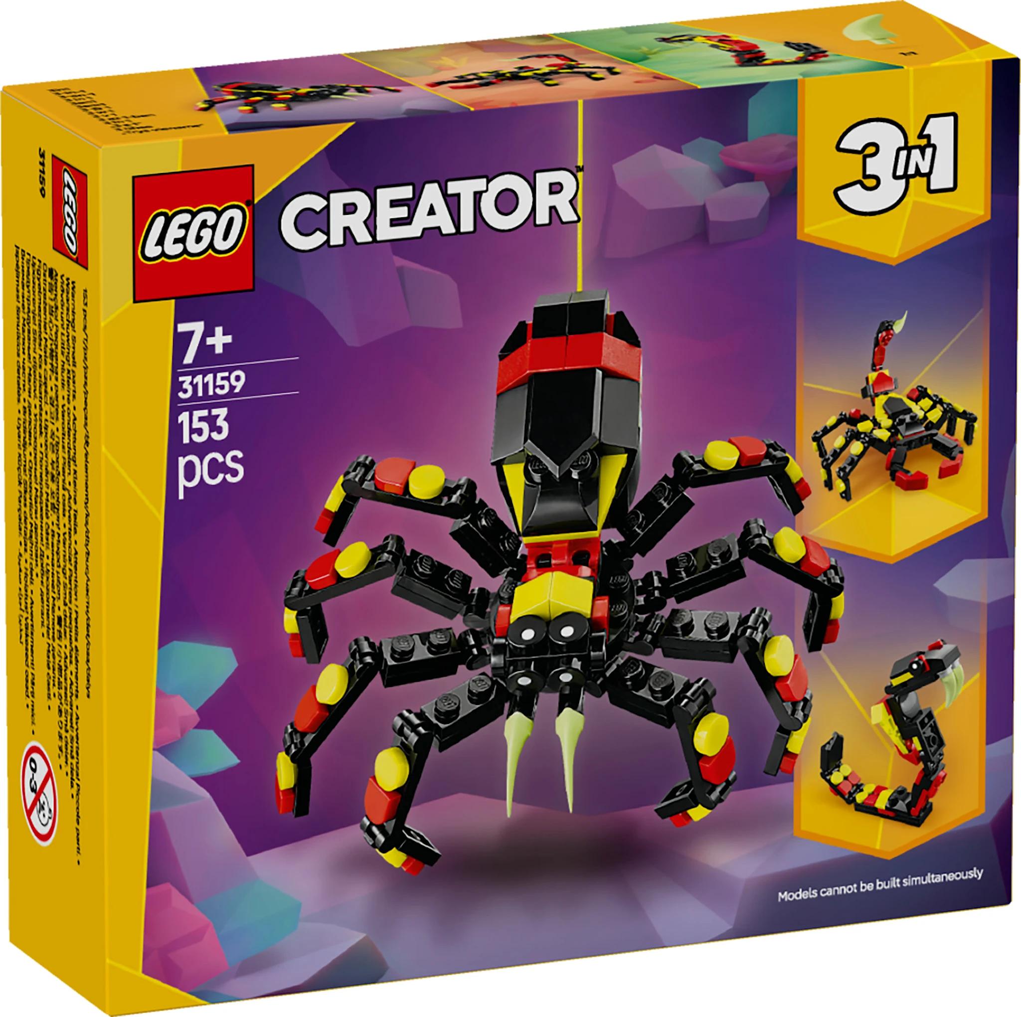 Produktbild för Vilda djur: överraskande spindel LEGO® Creator (31159)