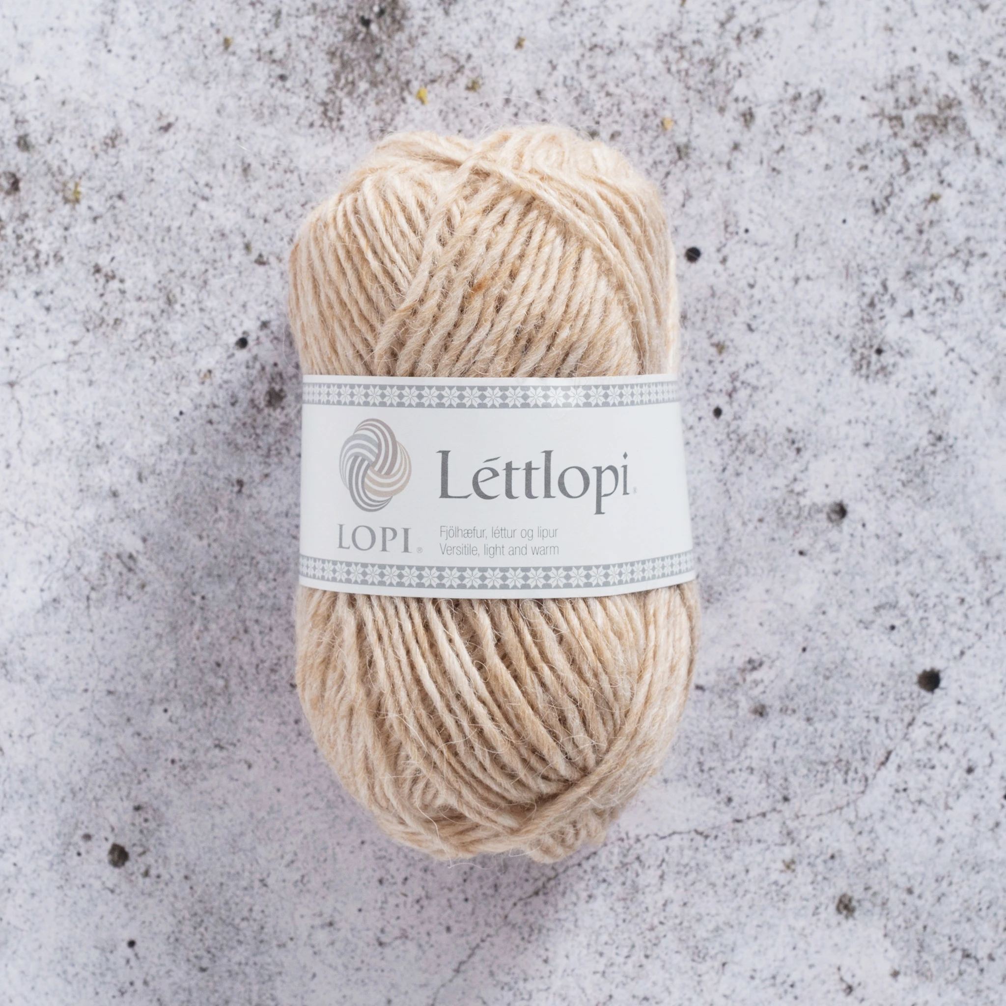 Produktbild för Léttlopi Garn Ull 50 g Vetebeige (1418) Istex