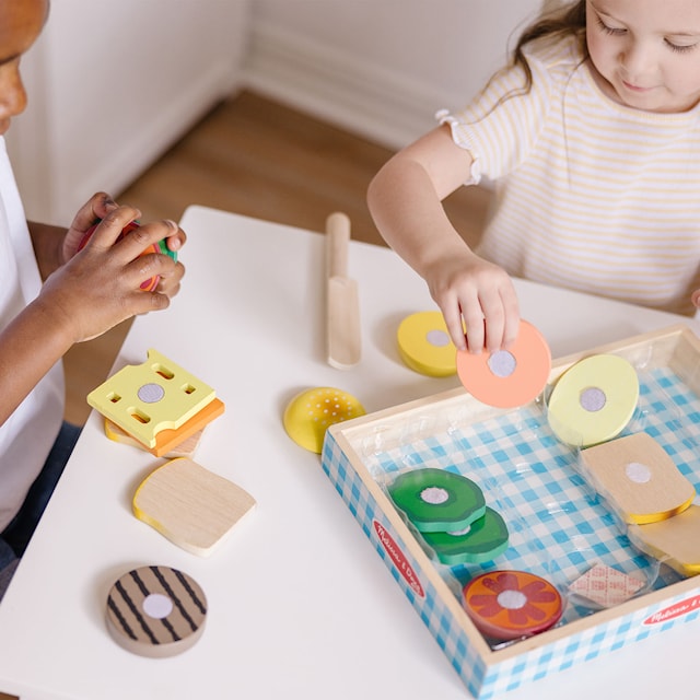 Produktbild 5 för Sandwichset i Trä Melissa & Doug