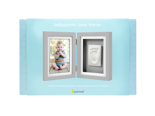 Tuotekuva 3 - Babyprints Kehys Kaksiosainen Harmaa, Pearhead
