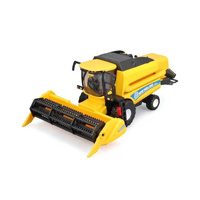 18Cm New Holland Tc5.90 Combine Harvester With Grain Header Bburago