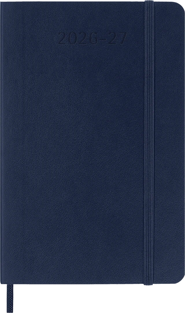 Classic Soft 18M 26/27 Week Note Pocket Sapphire Blue Moleskine