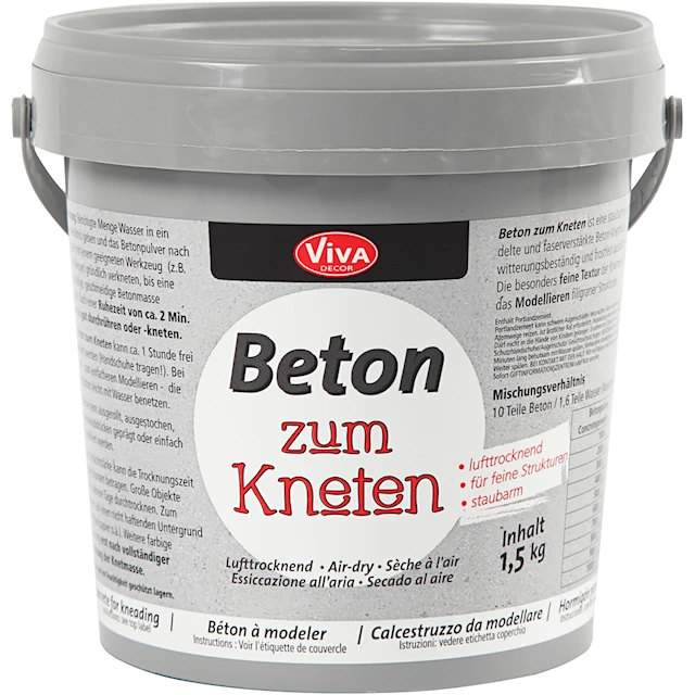 Betong till modellering/Knådbetong, grå, 1500 g/ 1 förp.