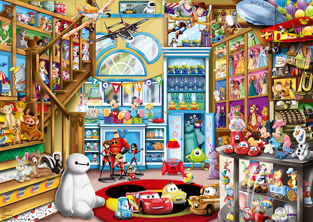 Produktbild 3 för Pussel Disney Multiproperty 1000 bitar, Ravensburger