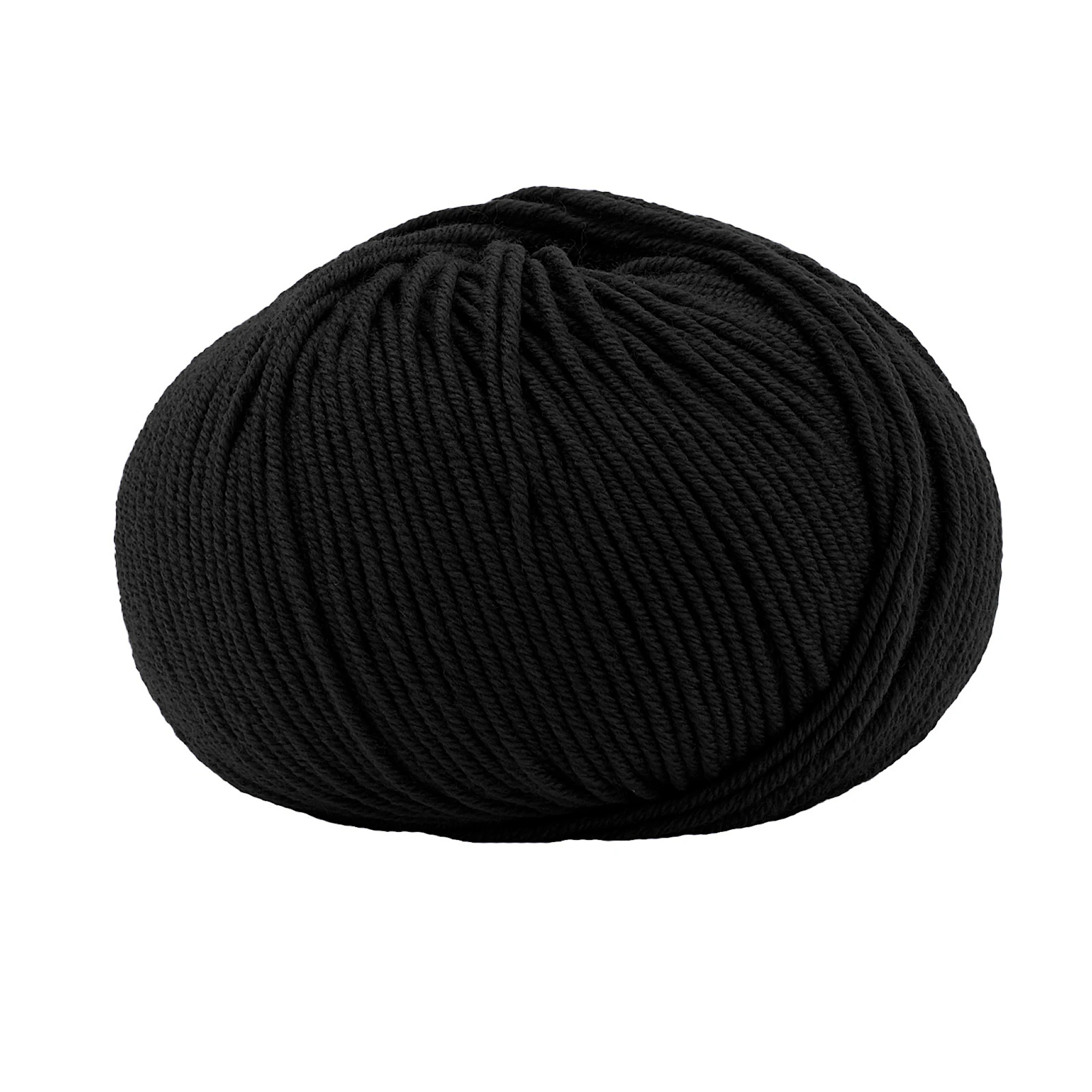 Produktbild för Super Soft Merino 50 g Nero 10008Lana Gatto