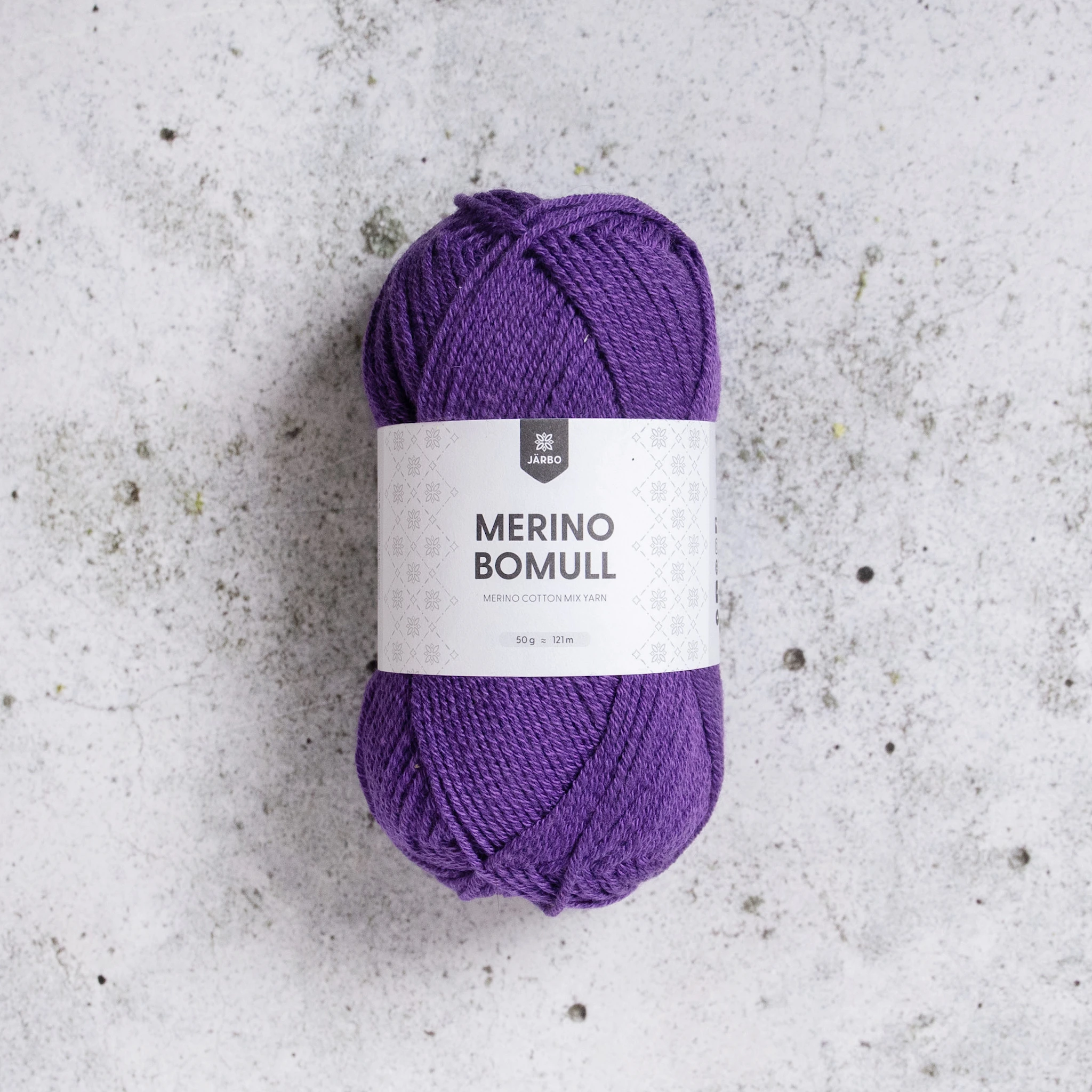 Produktbild för Merino Bomull 50 gr Järbo