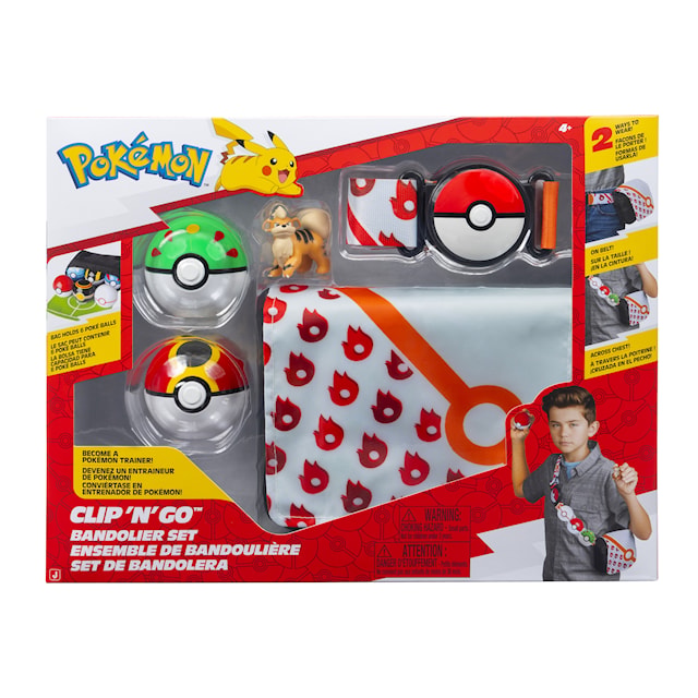 Produktbilde 1 for Clip N Go Bandelier-sett Growlithe Pokémon