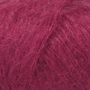 Kid- Silk Uni Color Garn Mohair Silke 25 g mörk rosa 17 Drops
