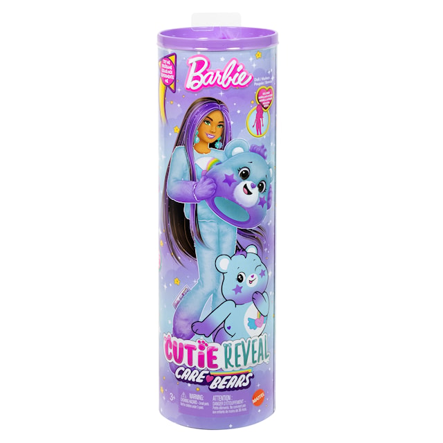 Tuotekuva 3 - Barbie Fashion Doll Cutie Reveal Cuddle Bear turkoosi/violetti