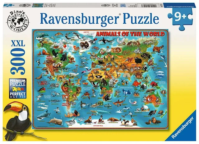 World of Animals, Pussel, 300 bitar, Ravensburger