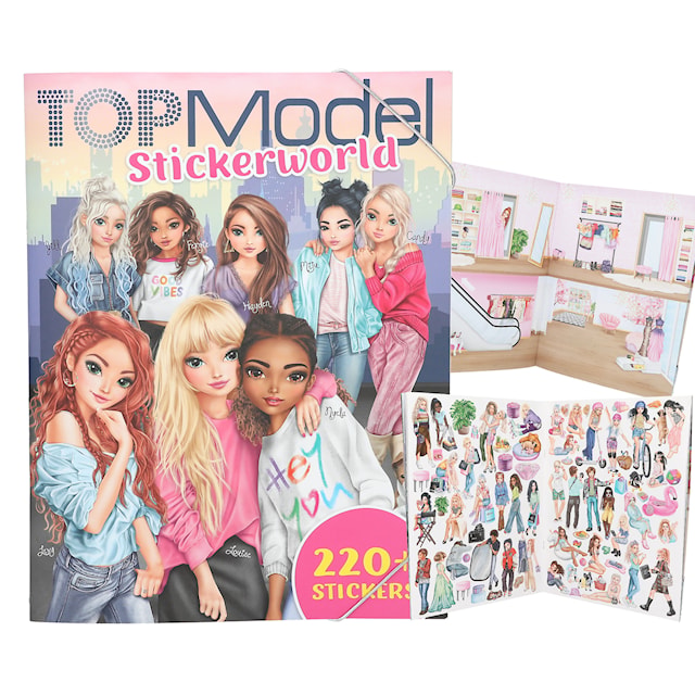 Produktbilde 2 for Klistremerkebok TOPModel