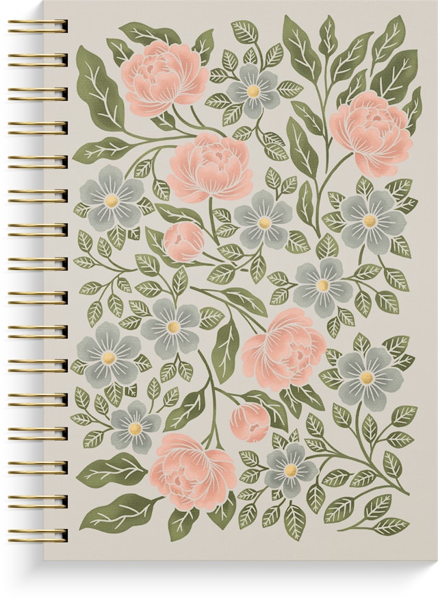 Produktbild 1 för Notebook A5 Flower Dreams Burde