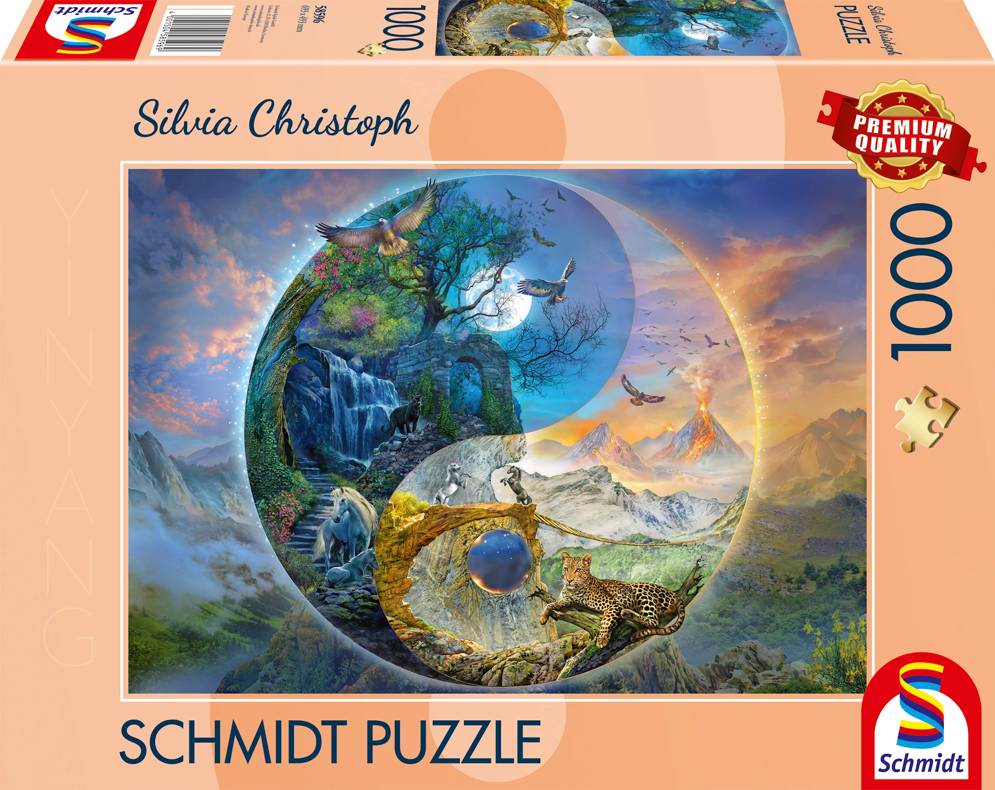 Produktbilde for Yin & Yang Mountain World  Puslespill 1000 Brikker Schmidt