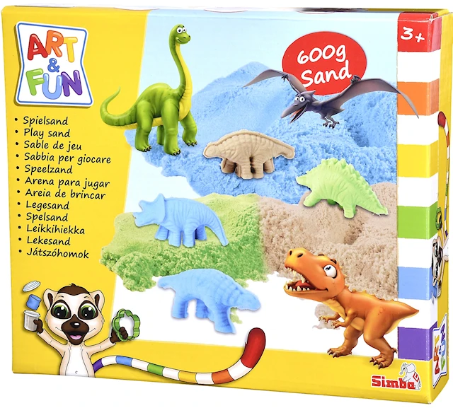 Art & Fun Leksand Set Dinosaurie