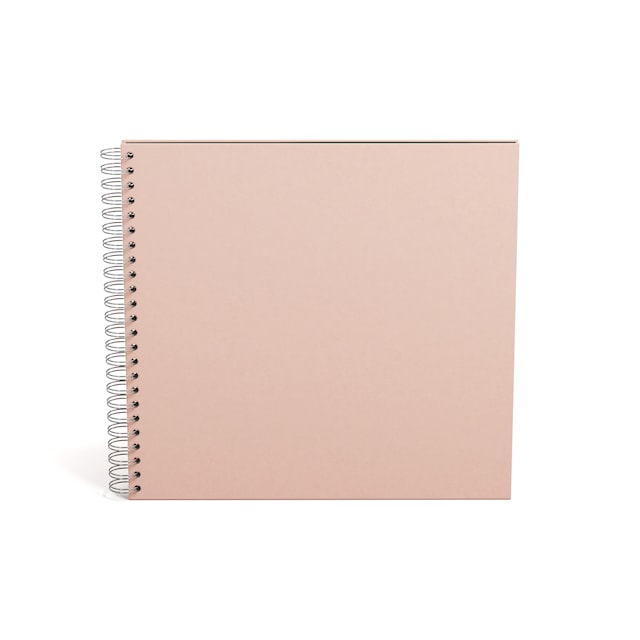 Tuotekuva 5 - Valokuva-albumi Dusty Pink Mustilla Lehdyköillä 35x31,5cm Bigso Box of Sweden