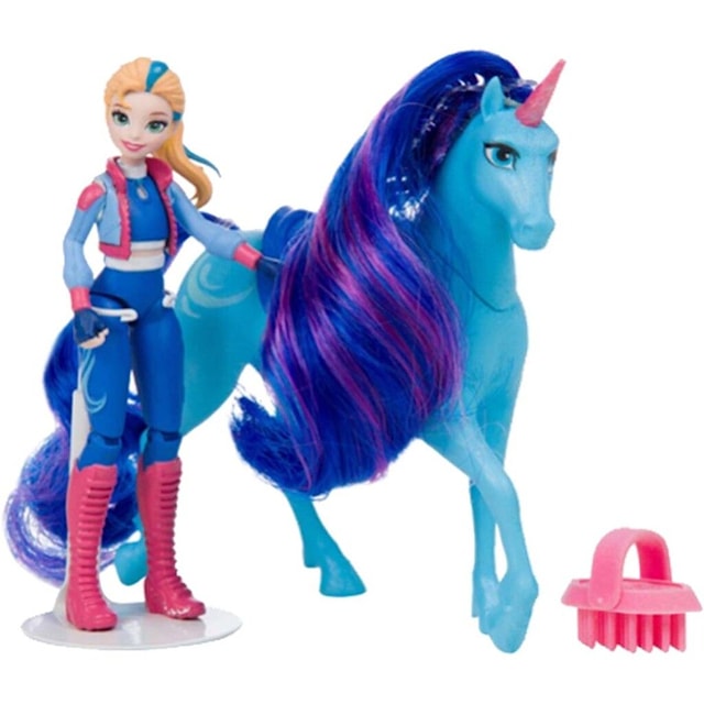 Produktbild 2 för Isabel & River Docka med Häst 11 cm Unicorn Academy