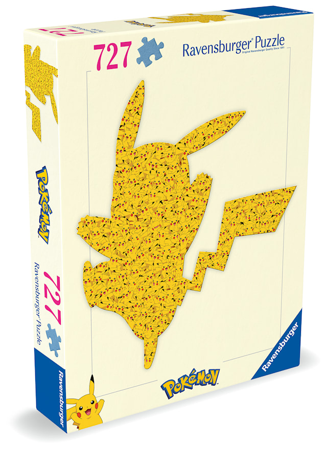 Tuotekuva 4 - Pokémon Shaped Pikachu Palapelit 727 palaa, Ravensburger