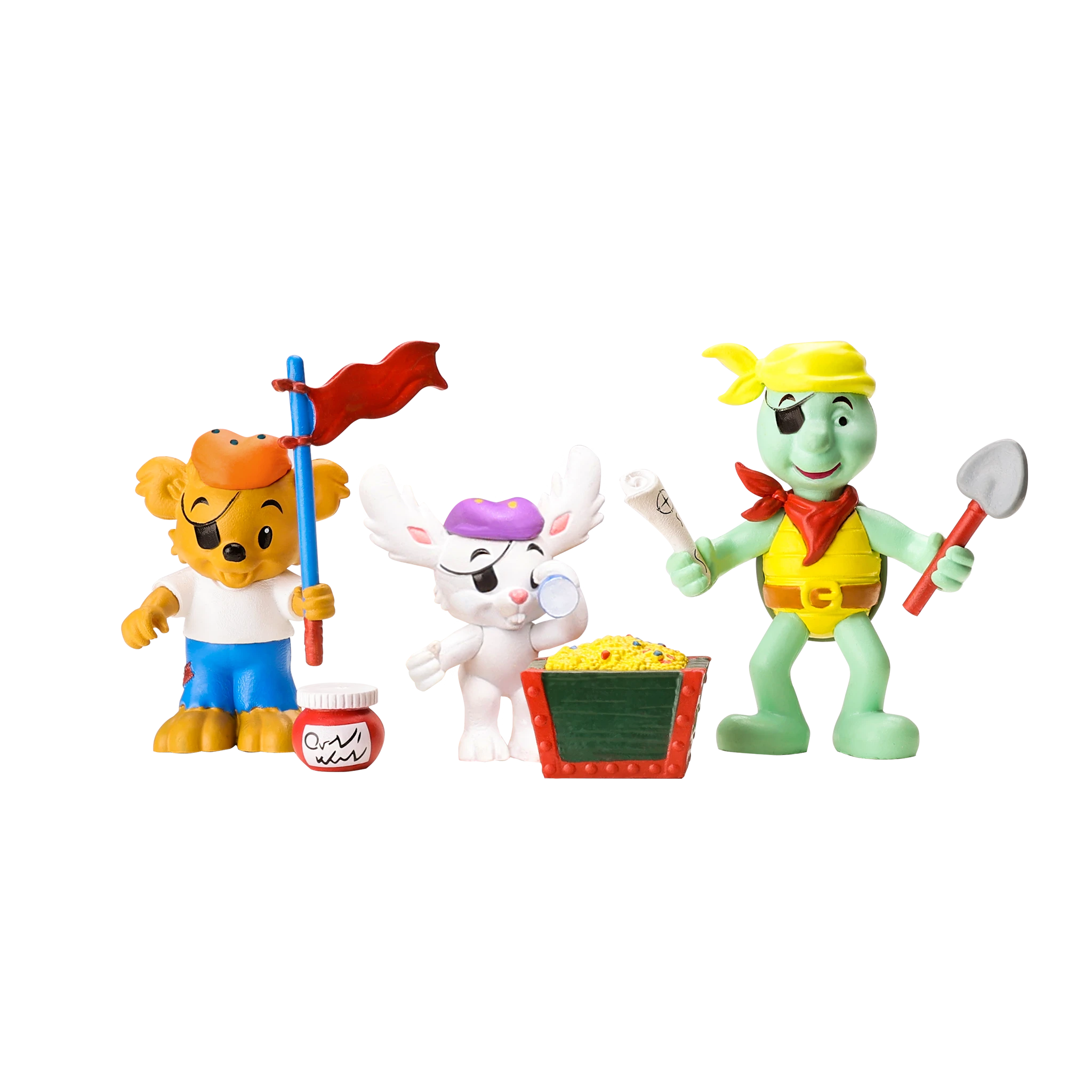 Produktbild för Bamse Figurset Sjörövare Micki