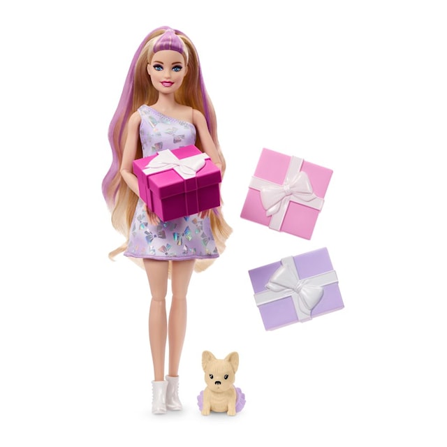 Produktbilde 2 for Barbie Party Uboks motedukke lyst hår