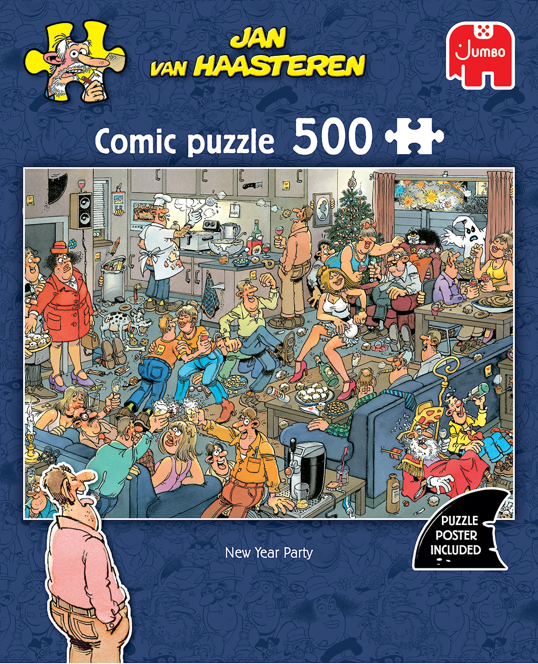Produktbilde for Jan van Haasteren Puslespill Nyttårsfest 500 brikker