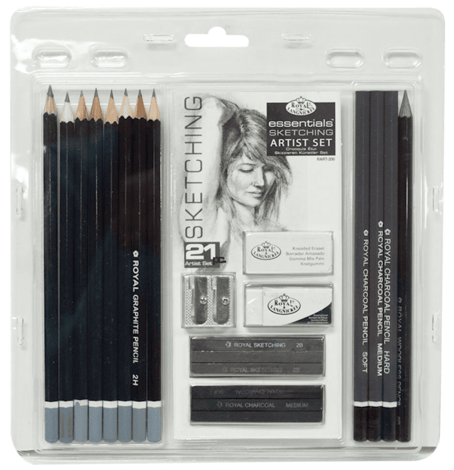 Royal & Langnickel Skiss Set i 21 delar