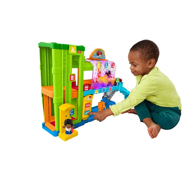 Produktbild 3 för Garage med Ljud och Ljus Little People Fisher Price