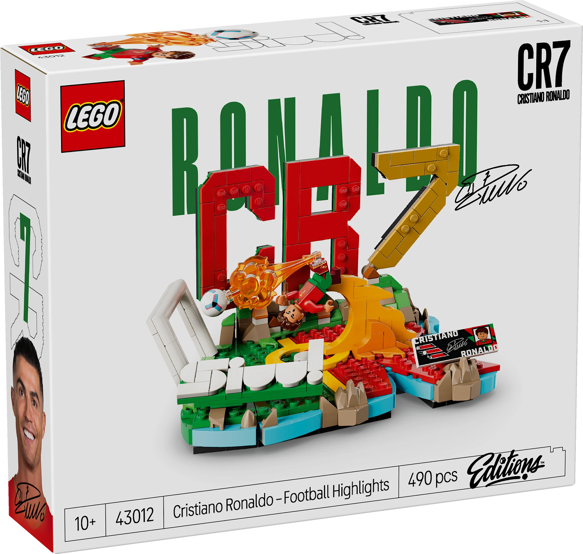 Tuotekuva ille Cristiano Ronaldo – fotbollshöjdpunkter LEGO® Editions (43012)