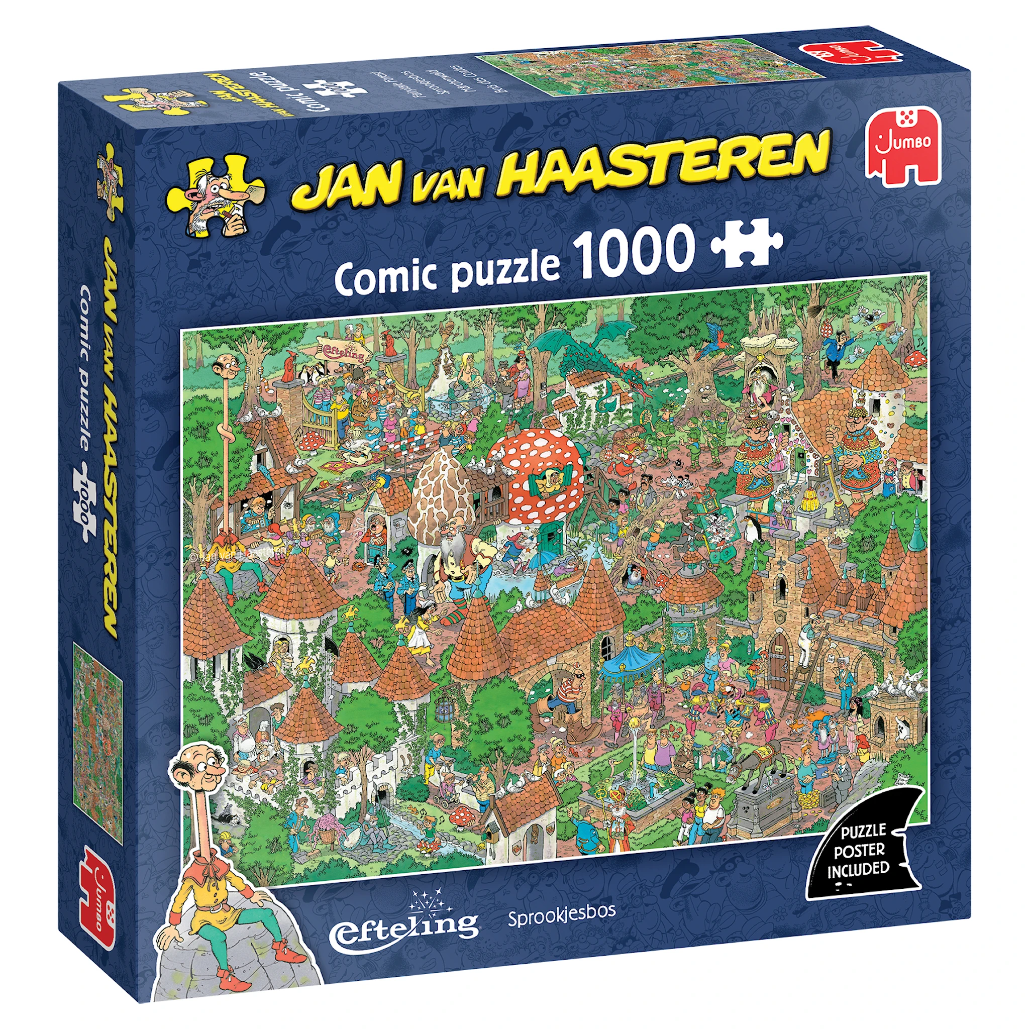 Produktbild för Jan Van Haasteren Fairytale Forest Pussel 1000 bitar