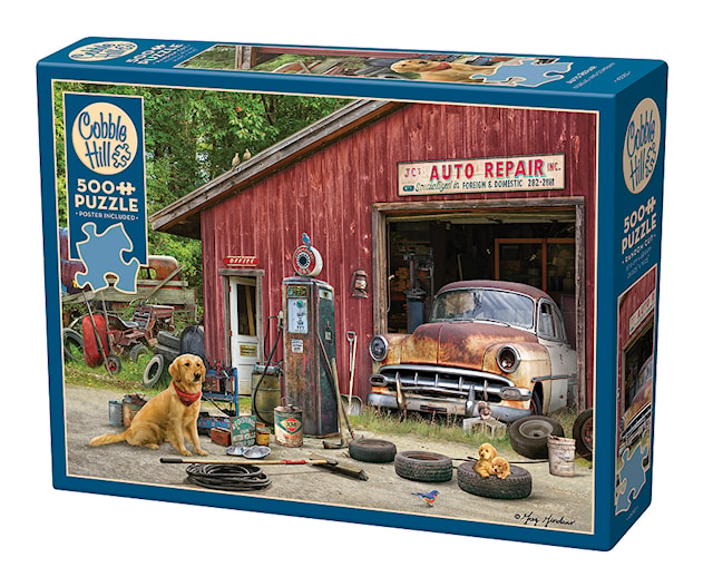 Produktbilde 1 for Puslespill Auto Repair 500 brikker, Cobble Hill