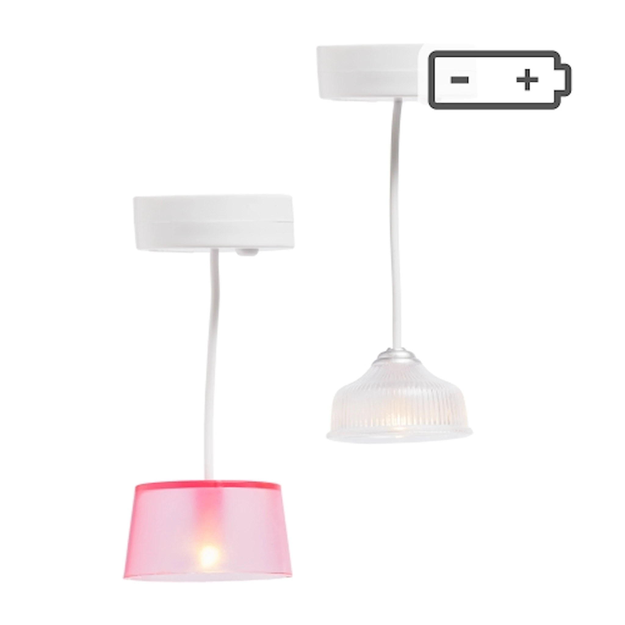 Produktbild för 2 Taklampor Batteri Lundby