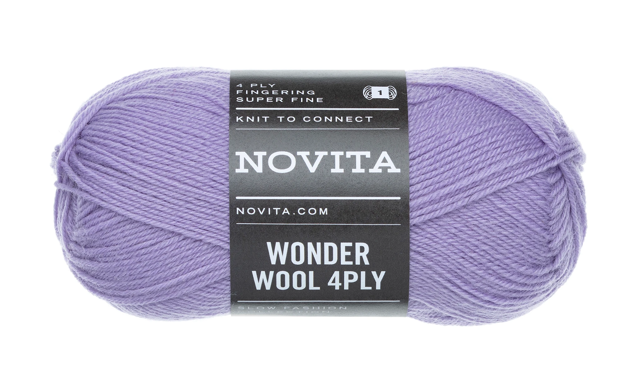 Tuotekuva ille Wonder Wool 4PLY 50g Mustikkamaito 730 Novita