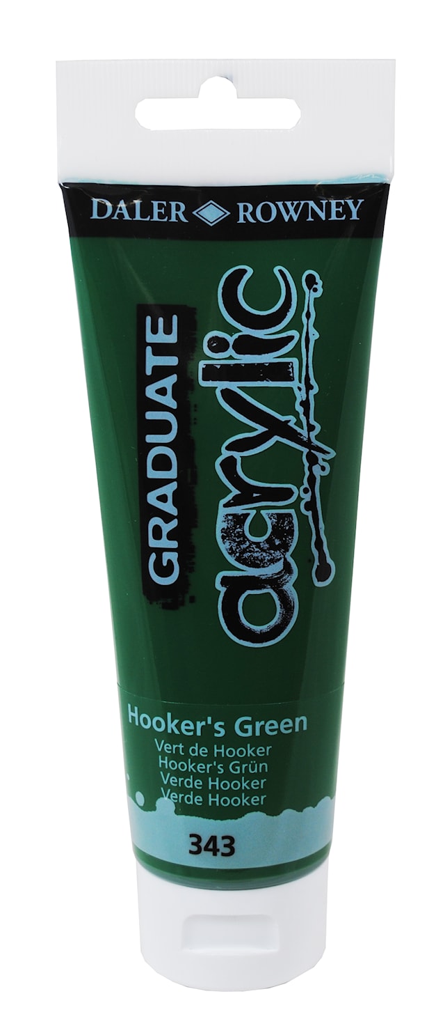 Graduate Acrylic 120 ml Hooker´s Vihreä