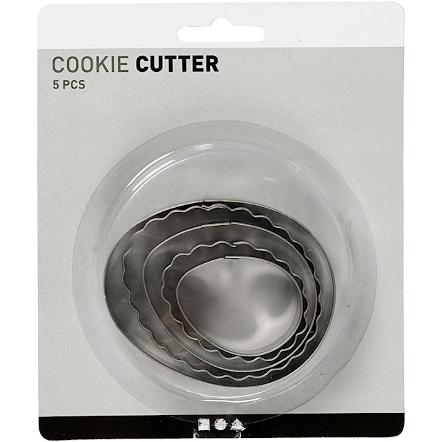 Produktbild 2 för Utsticksform Ägg 8 cm 5-pack Creativ Company
