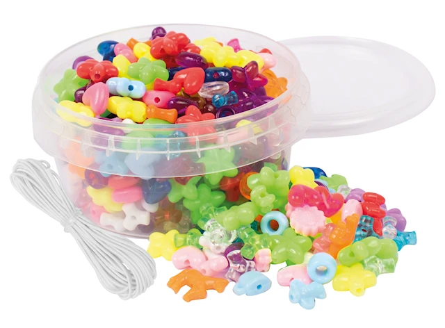 Pärlor I Burk, Pärlmix Figurer, 250 st Playbox