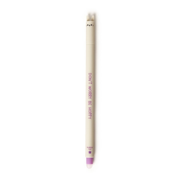 Produktbilde 3 for Gelpenn Viskelig Rabbit Lilla 1-pack Legami