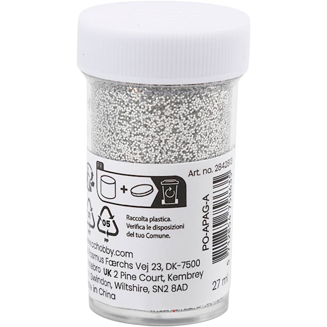 Tuotekuva 3 - Bio kimalle, hopea, 27 ml, 15 g/ 1 tb