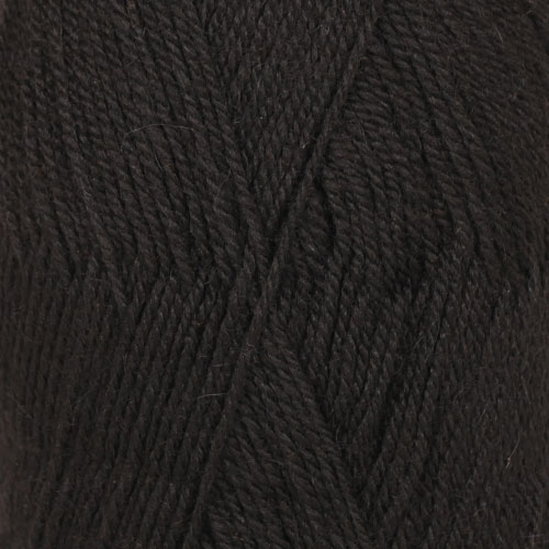 Flora Uni Colour Garn Ullmix 50 g Black 06 Drops