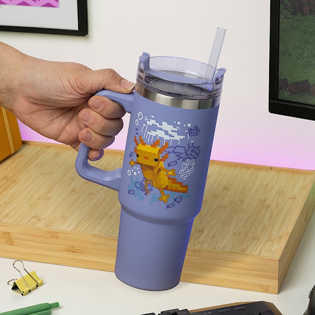 Tuotekuva 5 - Minecraft Violetti 900 ml Eristetty Mukipilli, Paladone