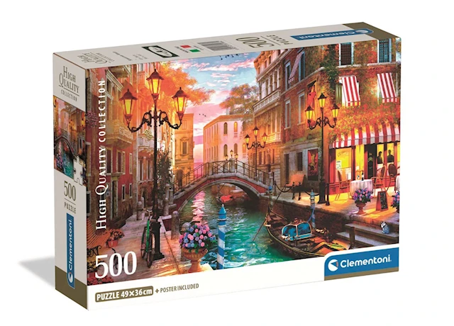 Sunset Over Venice Pussel 500 bitar Clementoni