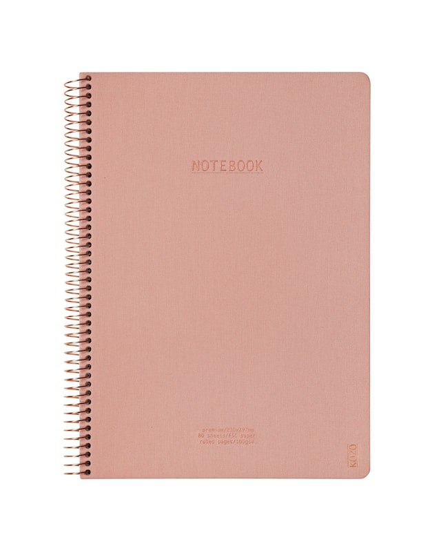 Produktbilde 1 for Notatbok A4 Premium Muted Blush KOZO